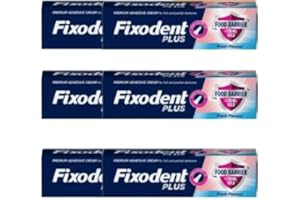 6 x Fixodent?Denture Adhesive Cream Food Seal 40g by Fixodent