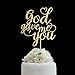 Produktbild qidushop individuellen Tortenaufsatz Personalisiert für Hochzeit Individuelle God Gave Me Sie Hochzeit Kuchen Topper Buchstaben Funny Hochzeitstag Tortenaufsatz Party Event Dekorationen Hochzeit Geschenk