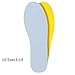 Produktbild 1 Paar Hi-Poly Weiche, elastische Air Atmungsaktive Sport-Einlegesohlen, elastische Schuheinlagen, atmungsaktive Sportfunktion, Sporteinlagen, Sporteinlagen für Herren und Damen, Fersenpolster (Größe US:8–5), 1 Paar