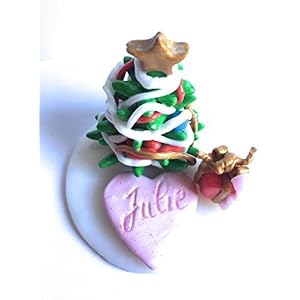 Batch 3/Marke-Platz/Fimo/Tatsache Hand/Benutzerdefiniert/Miniaturansicht/FIR Weihnachtsdekoration/Weihnachten / Christmas Tree / Geschenk Idee Original/Tür Name