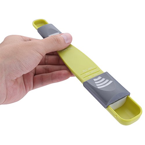 Uten Messlöffel Dosierlöffel, Einstellbarer Kaffeelöffel Teelöffel, Ideal für Küche und Kochen, Eiweiß, Pulver, Gewürz, Medizin