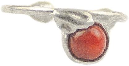 Small Hoop Earrings with Baumkoralle 113S-R (for the right ear)