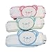 Random Color Bear Infant Diaper Fasteners Toddler Newborn Nappy Snappi Set of 3