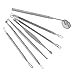 Imported 7pcs Stainless Steel Blackhead Pimple Blemish Remover Mirrors Tool Kit RS.590.00