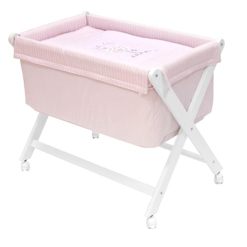 Cambrass Small Bed X Wood 120 (46 x 78 cm, Pink)
