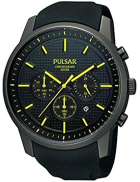 Pulsar Uhren Herren-Armbanduhr XL Modern Chronograph Quarz Kautschuk PT3193X1