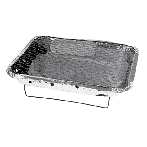 Sharplace Einweggrill Camping BBQ Grill Holzkohlegrill