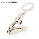 2X Old Man Sichere Nagelmesser Lupe Nagelknipser Ältere Spezielle Große Nagelknipser zum Lesen Hobbys Schmuck Karten Handwerk Schmuck Identifikation Handy Objektiv Lupe