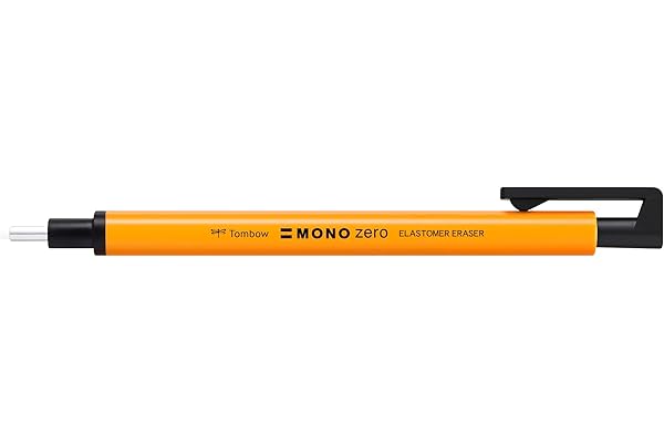 Tombow Gomme stylo Mono Zéro Néon pointe ronde orange