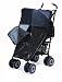 Shade-a-Babe Buggy Sunshade Black/Black Trim