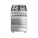 Produktbild SMEG C6GMXD8 Kombi Standherd edelstahl