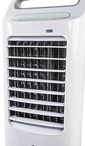 Mobiles Klima-Gerät 60W 6L sehr leise Air-Cooler 3 in 1 Timer-Funktion Fern-Bedienung LED-Display weiß ohne Schlauch Ventilator Klima-Anlage Kühler Raum-Lüfter Luft-Erfrischer Lüftung - 4