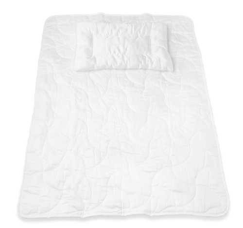 Pinolino 530089 Blanket - Aloe Vera with Flat Pillows