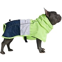 PETCUTE Honden Regenjas met capuchon, ultralicht, waterdicht, voor honden, van transparant pvc met knoopsluiting, regenjas voor kleine en middelgrote PETCUTE Honden Regenjas met capuchon, ultralicht, waterdicht, voor honden, van transparant pvc met knoopsluiting, regenjas voor kleine en middelgrote