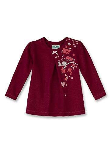 Eat Ants by Sanetta Girl Long sleeves 113525 - ruby 37044, Baby-Girls, 62 (Manufacturer Size: 62)