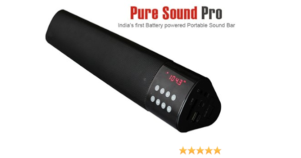 portronics sound drum battery