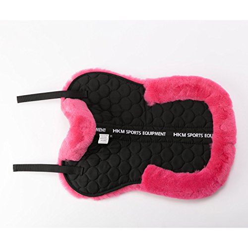 HKM-Lambswool-Saddle-Pad-Pink