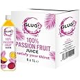 GLUG! 100% Passion Fruit Juice, Healthy Juice Drink With No Added Sugar (6X1L)
