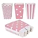 Produktbild QIMEI-SHOP Popcorn-Boxen 36 Stück Popcorn Tüten Pappe Candy Container für Party Snacks Süßigkeiten Popcorn und Geschenke 12*7 cm