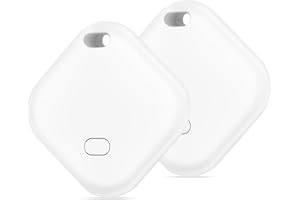 AXFEE 2 st nyckelhittare, Bluetooth-spårare kompatibel med Hitta min (endast iOS), utbytbart batteri, vattentät smart artikel