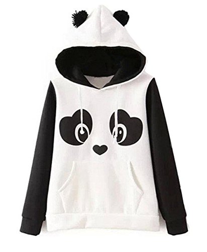 clorislove -  Felpa con cappuccio  - Donna bianco 44