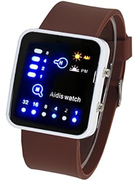 Jungen und mädchen Sportuhr,30m wasserdicht Silikonarmband Elektronische uhren Kalender Datum Kinder uhren Jelly...