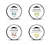 2 The Nines Premium Moustache Wax 4 x 30ml Gift Set Multipack Aluminium Tin - 4 Scents