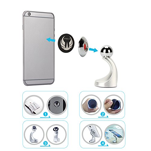 PUMPKIN Handyhalter fÃ¼rs Auto Magnet Universal KFZ Handy Halterung einstellbar fÃ¼r iPhone X 8 7 6, Samsung Galaxy S8 S7 S6 und alle Handys