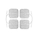 12 x Tens Electrodes pads,replacements (3 PACKS OF 4), Back, Hip, Leg, Labour pain relief 2" x 2" 5x5cm 50x50mm ELLE, Femme. Lady, Boots, Babi, Obi, Lloyds and Neurotrac