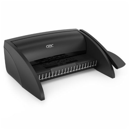 GBC CombBind 100 - Encuadernadora canutillo  hasta 160 p  ginas  hojas A4 y A3   color negro