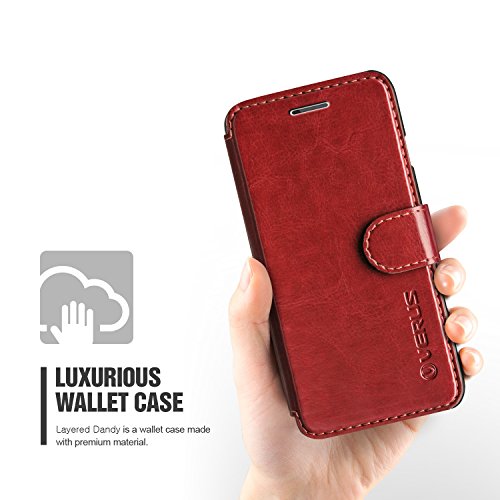 Funda iPhone 6 6S VRS Design Carcasa Cuero Rojo 3 ranuras para tarjetas Cuero Pu Choque Absorci n Layered Dandy para Apple iPhone 6 iPhone 6S reviews Funda iPhone 6 6S VRS Design Carcasa Cuero Rojo 3 ranuras para tarjetas Cuero Pu Choque Absorci n Layered Dandy para Apple iPhone 6 iPhone 6S