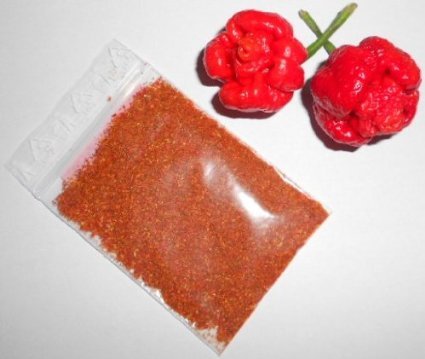 Trinidad Scorpion Moruga -Pulver- 10 gramm (Die zweit schärfste Chili der Welt) mit 2.000.000 Scoville "Ehemaliger Weltrekord"
