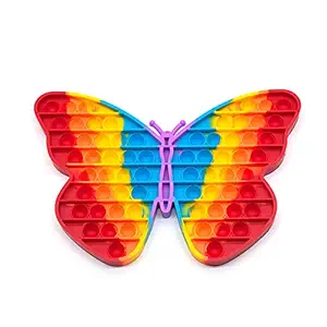 D.R.Trading Pop it Toy, Pop It Fidget Toy Set popit Game Stress Relief for Adults, pop its pop it Set Gifts for Girls, Boys, Kids Adults, Poppet for Kids, pop up poppits Toy (Butterfly)