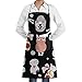 Produktbild VAICR Kochschürze Küchenschürze,Apron Bib Lead Free Safe for Children Fidget Toy Hand Spinner Curly Tail Cats Pattern Bib Apron Waterdrop Resistant with Pockets Cooking Kitchen Aprons for Wome