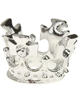 MagiDeal 10pcs Versilbert Krone Reize Lose Perlen Schmuck Machen Zu Finden 10mm