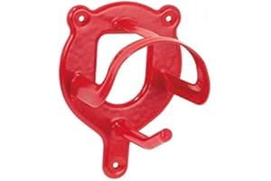 PFIFF 001109 Bridle Holder with Additional Hooks Powder-Coated Metal Open Top