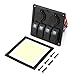 Produktbild Kongqiabona 5 PIN 4 Gang Wasserdichte RV Auto Marine Boot Leistungsschalter LED Wippschalter Panel Dual USB Ladegerät Zigarettensteckdose