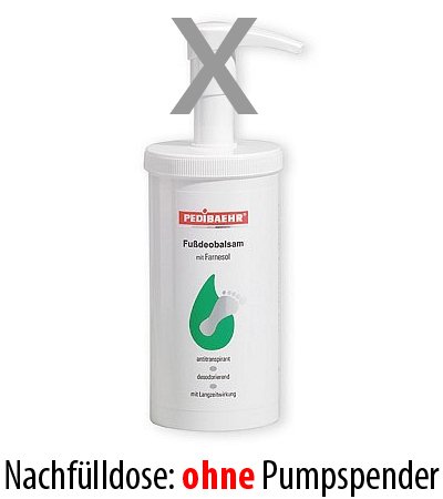 Fußdeobalsam mit Farnesol, bei Fußschweiß und Fußgeruch, PediBaehr, 75 ml - 3