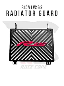 RACE COPZ Radiator Grill Guard/Protector For Yamaha R15 v1,v2 and s (Red)
