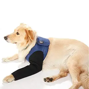 Dog Recovery Suit, Cone Collar Alternative, Abrasion Resistant Dog Recovery Sleeve, Washable 2.5mm Thick and Waterproof, Pet Wounds Prevent Licking, Bite, Being Wet and Infected (XS)
