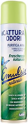 EMULSIO Natural 0299313 ilcattura Odours Freshness Natural Spray, 300 ml