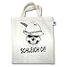 Produktbild Shirtracer Oktoberfest Herren - Totenkopf Schleich di! - schwarz - Unisize - Natural - XT500 - Jutebeutel kurzer Henkel