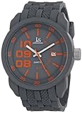 Joshua & Sons Herren Armbanduhr Analog Display Japanisches Quarz-Grau