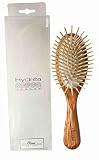 Hydrea London Olive Wood Anti Static Hair Brush With Extra Long Wood Pins WORW1