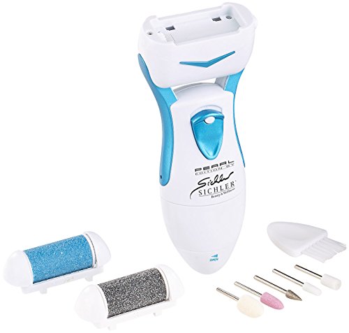 Sichler Beauty Elektrischer 2in1-Hornhaut-Entferner mit Maniküre-Pediküre-Aufsätzen - 2