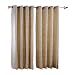 Produktbild Homescapes handgewobener Vorhang Rajput im 2er Set Ösenvorhang 170 x 230 cm (Breite x Länge) Dekoschal in Ripp-Optik aus 100% reiner Baumwolle in natur