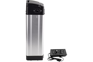 SEILYLANKA Con caricabatterie 36V 14Ah 10S4P batteria e-bike Li-Ion forma bici elettrica whitebait 390x76x110x285mm