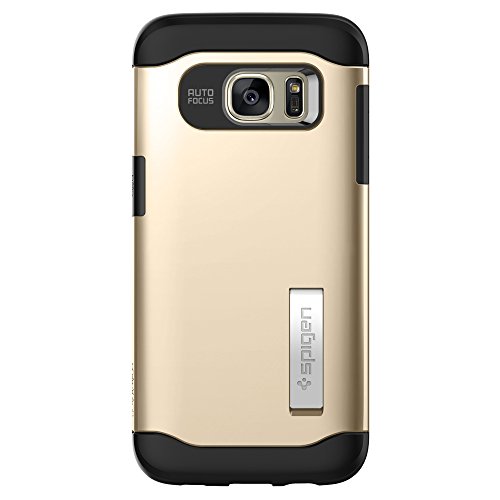 Spigen Slim Armor - Funda para m vil Samsung Galaxy S7 Edge color dorado Spigen Slim Armor - Funda para m vil Samsung Galaxy S7 Edge color dorado