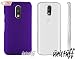 For Motorola Moto G 4th Gen Plus [COMBO OFFER]: Unistuff™ Matte Finish Hard Shell Ultra Thin Bumper Back Case Cover for Motorola Moto G 4th Gen / Moto G4 / Moto G Plus, 4th Gen / Moto G4 Plus (Purple, Transparent) RS.299.00