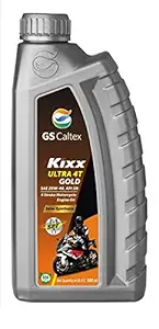 GS Caltex Kixx Ultra 4T Gold 20W-40 Engine Oil for Bikes (900ml)